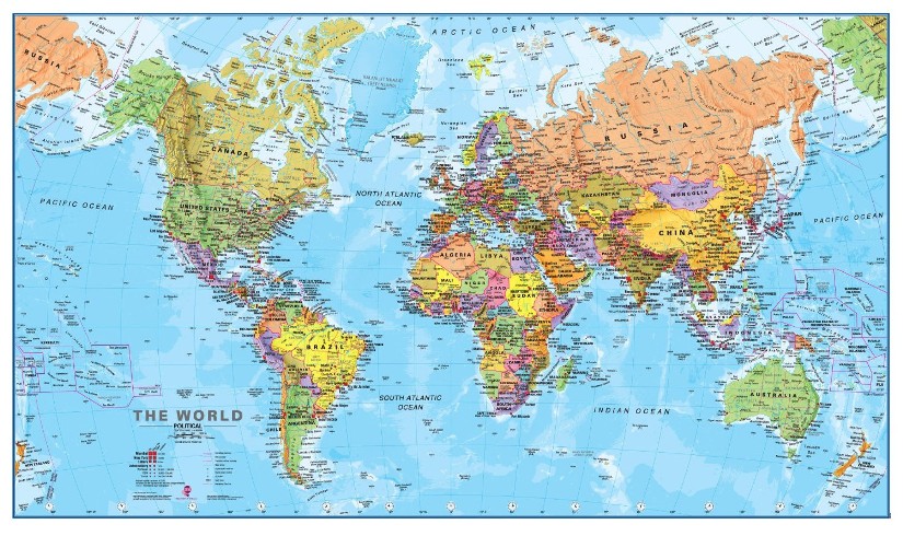 Вот какие карты мира показывают школьникам в разных странах