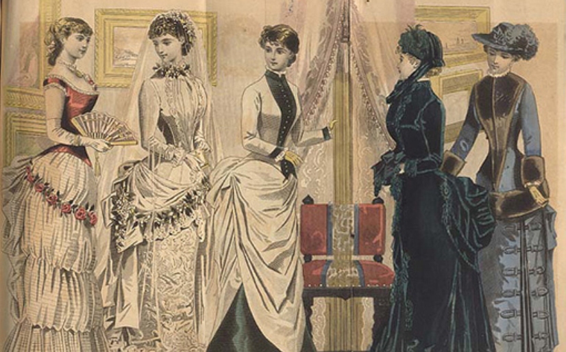 Как менялась женская мода с 1784 по 1970 год